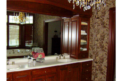 Elegant bathroom photo in Other