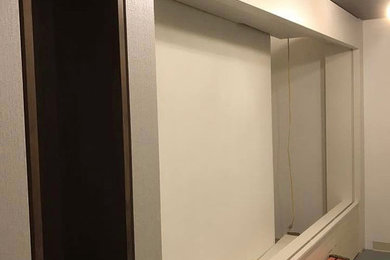 Hallway - modern hallway idea in Boston