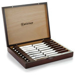 Wusthof - Wusthof 8 Pc. Stainless Steel Knife Set in Rosewood Colored Chest - Includes: