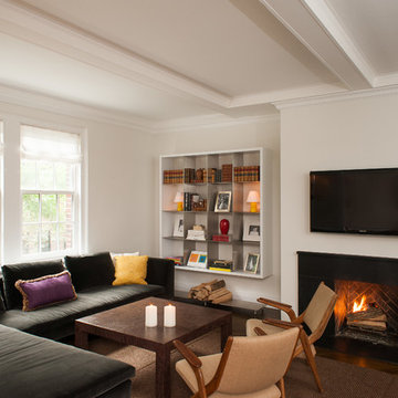 Contemporary Pre-War Living Room