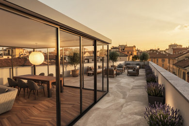 Immagine di grandi case e interni design
