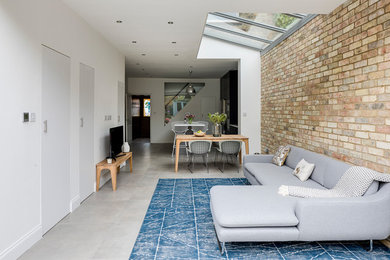 Inspiration for a contemporary living room in London.