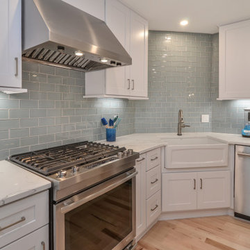White Shaker Kitchen Design Williamsburg, VA