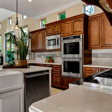 Dankenbel Project-Kitchen with Commercial Grade S.S. Cooktop, Exhaust Hood, Pot