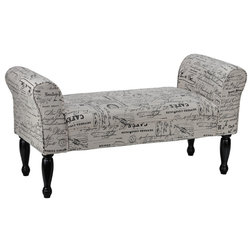 Transitional Upholstered Benches by CozyStreet