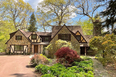 French country exterior home idea in Philadelphia