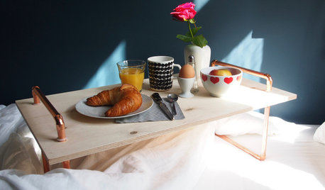 Ein schickes Frühstückstablett fürs Bett selber bauen