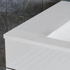 Boden Bath Vanity, High Gloss White, 30", Single Sink, Freestanding