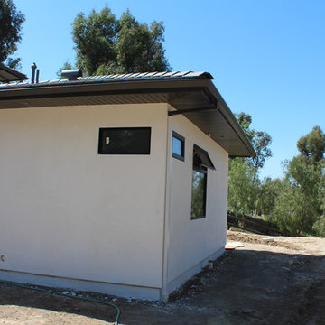 Temecula Ca. Soffit, Fascia, Gutters, Downspouts, Beam Cap, After Stucco
