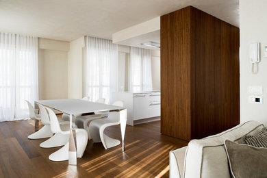 Photo of a contemporary dining room in Venice.