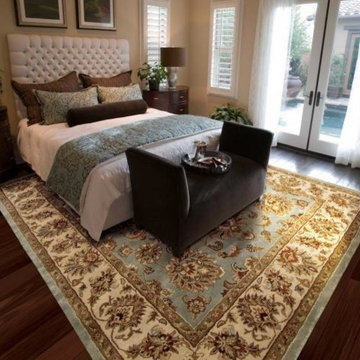 Nourison Light Blue Wool Rug