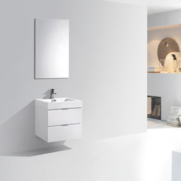Bliss Wall Mount Modern Bathroom Vanity