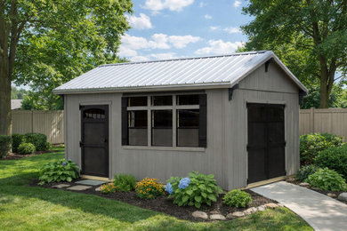 Example of a detached garden shed design