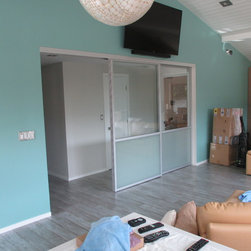 Room Divider Trackless Closet Door System - Screens And Room Dividers