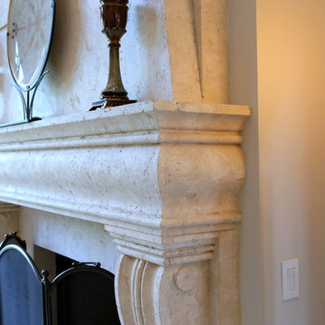 Stone Fireplace Mantels