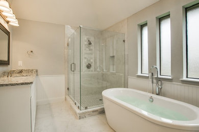 Inspiration for a timeless bathroom remodel in Other