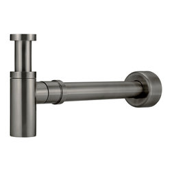 MEIR SHADOW ROUND BOTTLE TRAP FOR 32MM BASIN WASTE AND 40MM OUTLET SKU: MP05-R-P - Bathroom Sink Taps