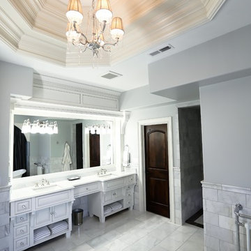 Bianco Carrara Masterbath Western Springs, IL
