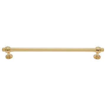 Utopia Alley Cabinet knob/Pull, Polished Gold, 10.0"