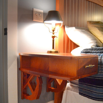 Nautical bed and nightstands