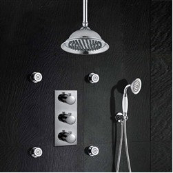 Lima-Thermostatic-Shower-System with concealed mixer - Showerheads And Body Sprays