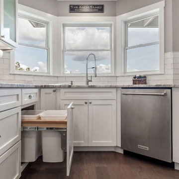 Colonial Maple Bright White Cabinets | Cabinets.com