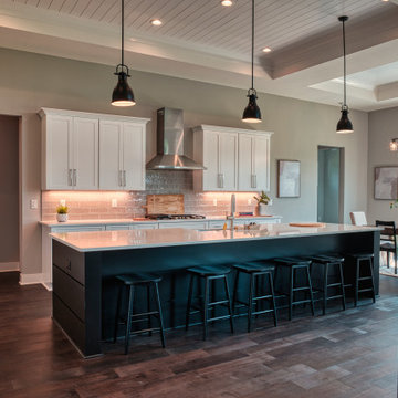 Transitional Kitchen and Dining