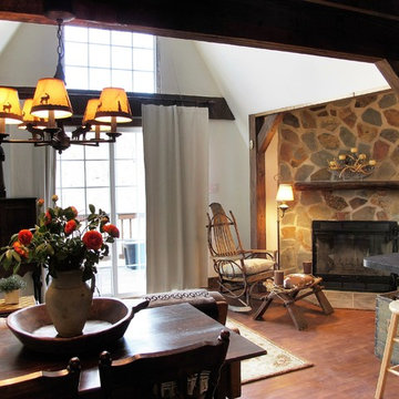 rustic cabin living room