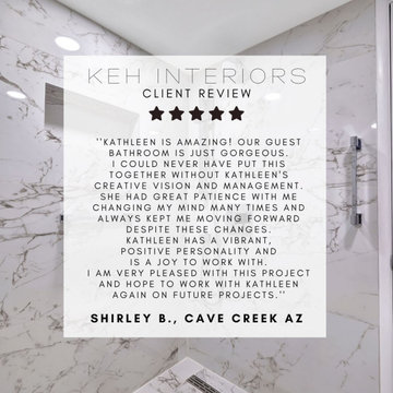 Guest Bathroom Remodel - from dark and outdated to bright & beautiful