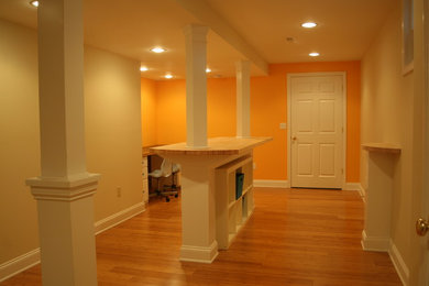 Elegant basement photo in Bridgeport
