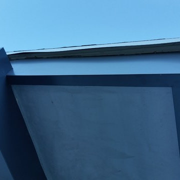Fascia Wrap, Custom Sectional Slant Back Box Gutters in Studio City