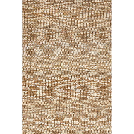 Nuloom Hailey Hand Woven Jute Rug, Ivory 4' x 6'
