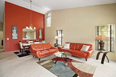 Inspiration for a living room remodel in Miami