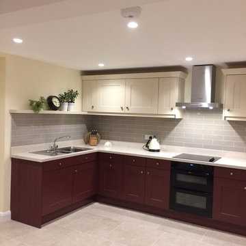 An Innova Stanbury Bespoke Painted Shaker Kitchen - Real Customer Kitchens
