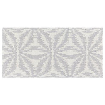 Annie Selke Aster Grey Porcelain Floor and Wall Tile 12 x 25 in.