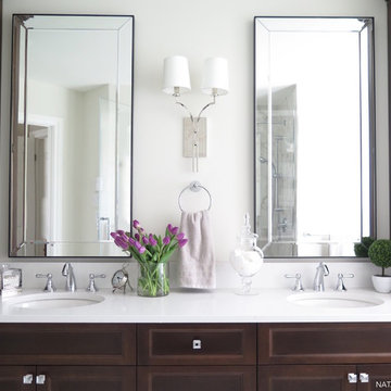 Dark Maple & Calacatta
