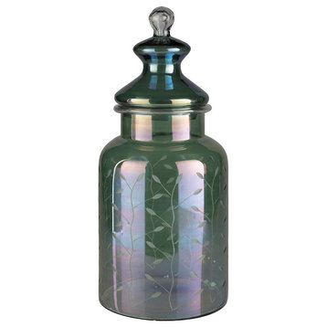 Lilt Medium Decorative Jar by Surya, Glass
