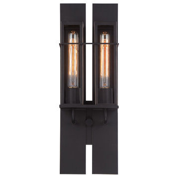 Eurofase 28054016 Two Light Outdoor Wall Sconce Muller Bronze