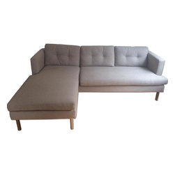 West Elm Couch With Chaise - Sofas