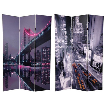 6' Tall New York State of Mind Room Divider