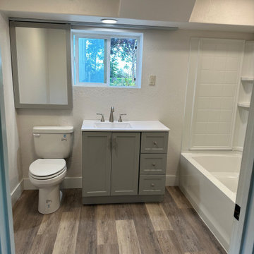 Basement bathroom