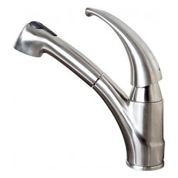 Kraus Single Lever Stainless Steel Pull Out Kitchen Faucet KPF-2110 - Kitchen Faucets
