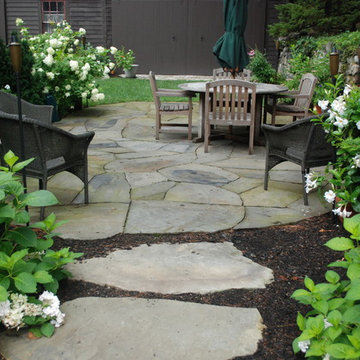 Broken Bluestone Patio Space