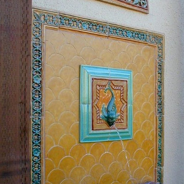 exterior wall fountain