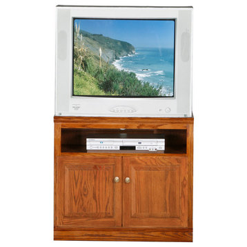 Eagle Furniture Classic Oak 30" TV Cart, Medium Oak