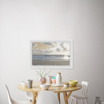 "Serene Sea III" Framed Painting Print
