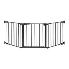 37/"L x 29.5/"H Kidco Auto Close Gateway Pressure Pet Gate White 29/" G1100