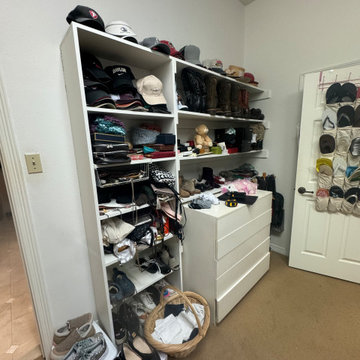 MASTER CLOSET REMODEL BEFORE