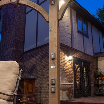 Entertainment Size | Deck w/2-Tone Gazebo & Integrated Power