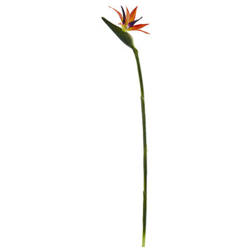 Nearly Natural 35" Bird of Paradise Artificial Flower, Set of 4